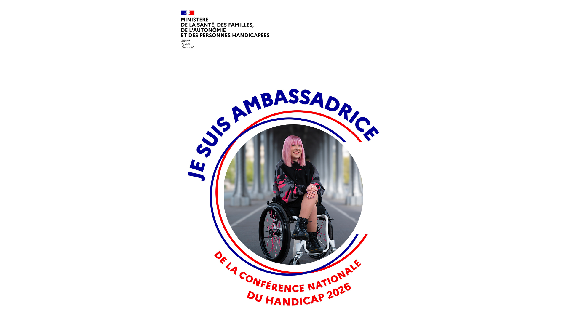 Ilena Caye, ambassadrice de la Conférence nationale du handicap 2026